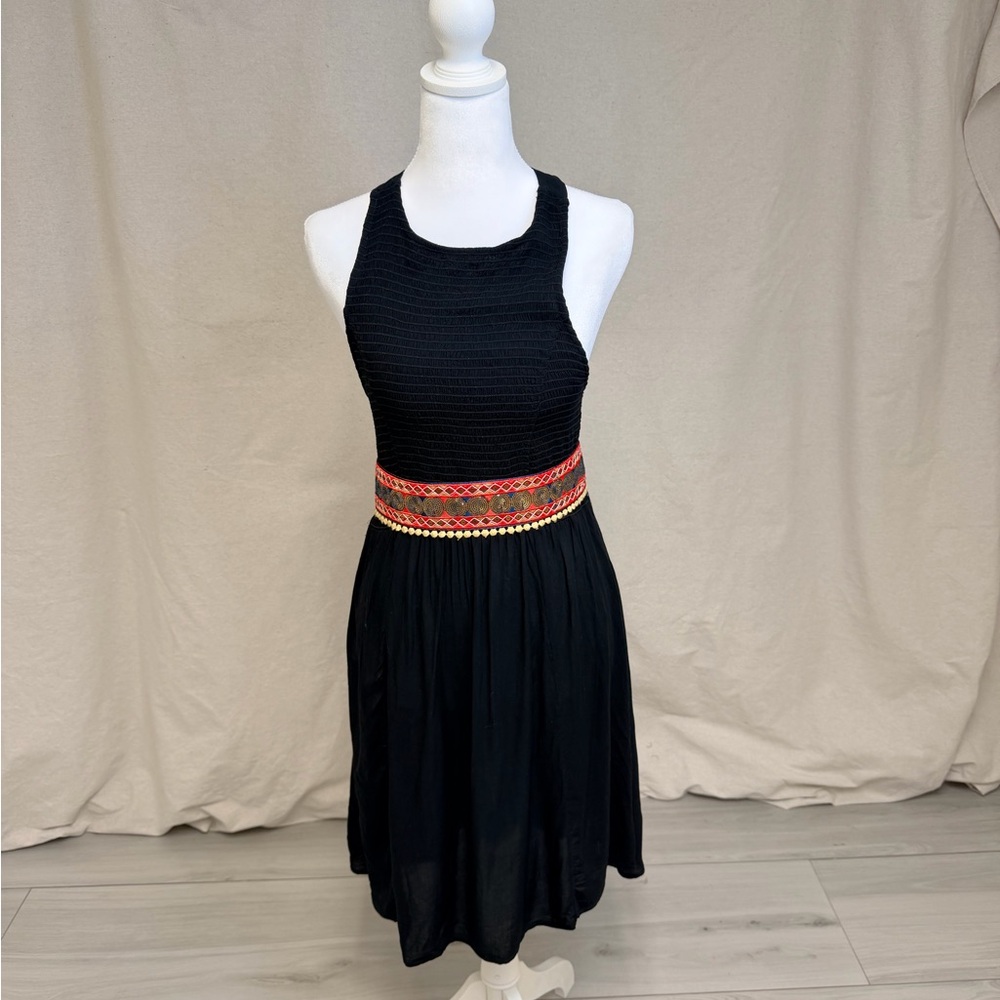 OndadeMar Black Sleeveless Mini Dress Sz L